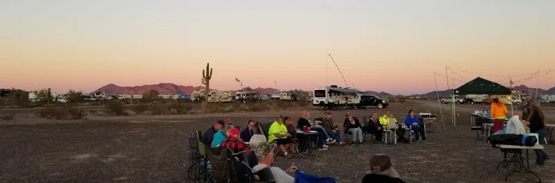 Free Dispersed Camping Quartzsite, AZ