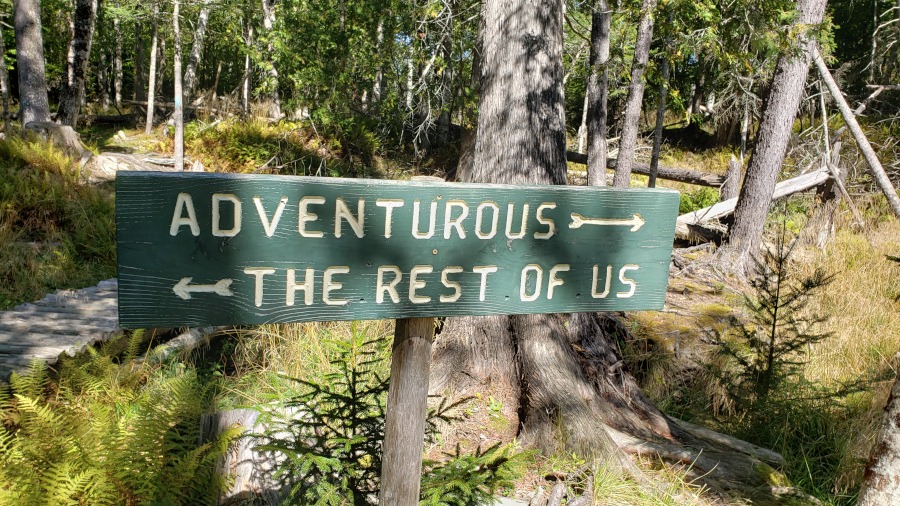Adventure sign