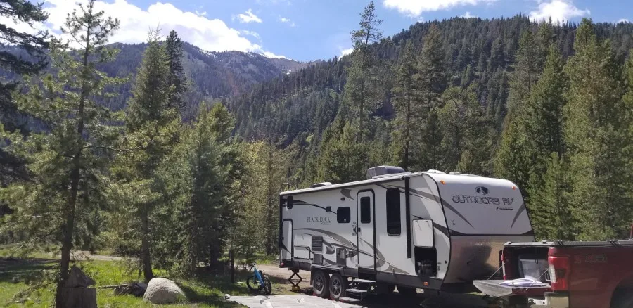 Boondocking Along Forest Road 146, Sawtooth National Recreation Area