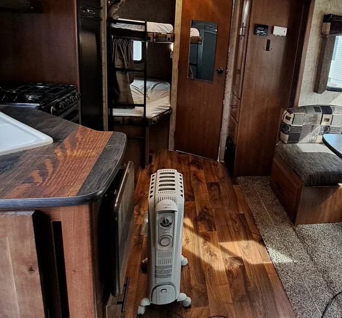 Space heater for RV