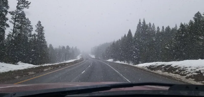 Towing A Camper Over Vail Pass (Rt 70), Colorado
