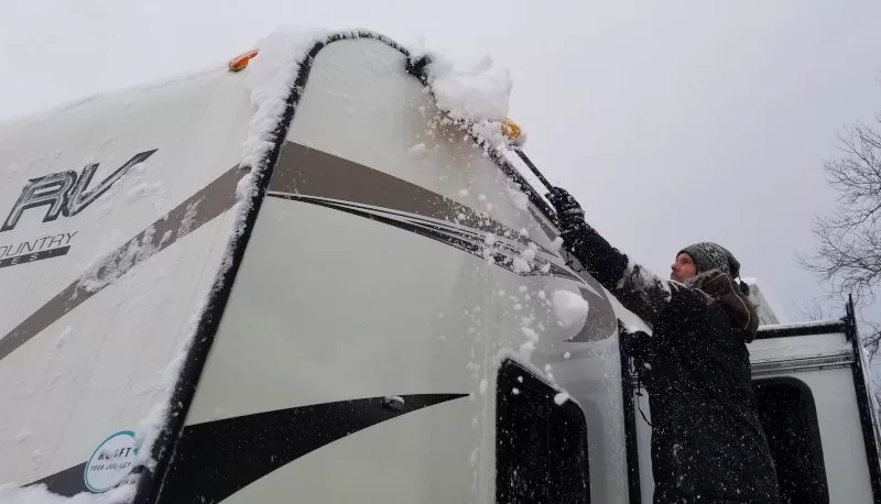 travel trailers for extreme cold weather